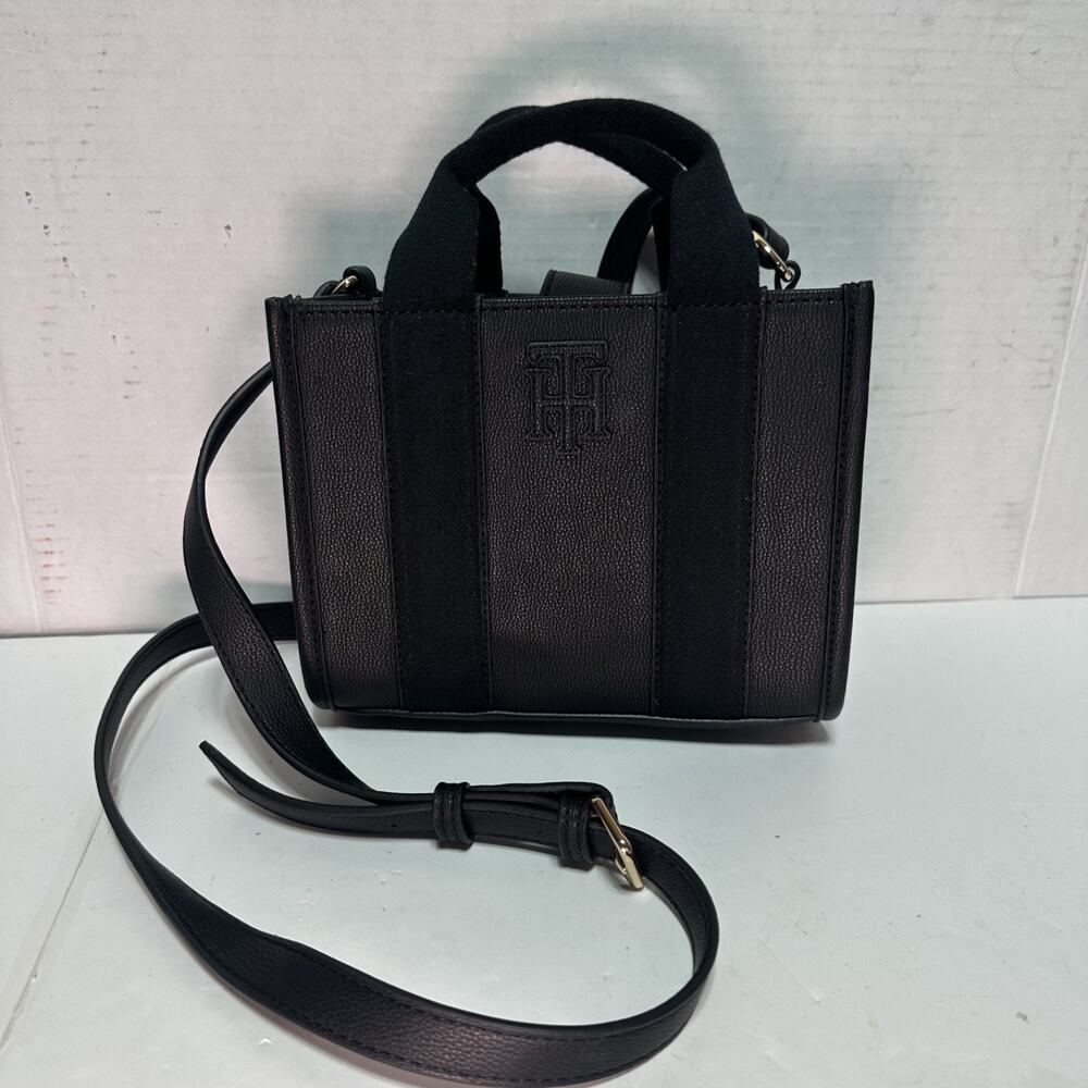 Tommy Hilfiger Pebbled Mini Tote Crossbody Bag